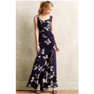 Tracy Reese Silk Aflutter Butterfly Maxi dress - Size 4